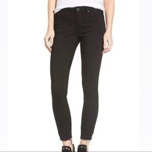 ARTICLES OF SOCIETY Black Frayed Hem Carly Ankle Skinny Jeans - Size 27